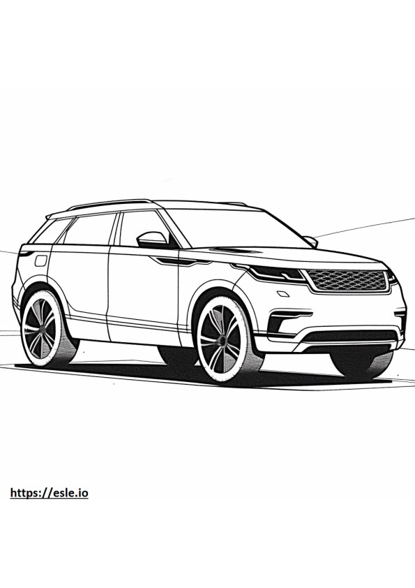 Land Rover Range Rover Velar P340 MHEV 2024 coloring page