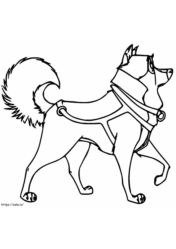 Steele From Balto coloring page