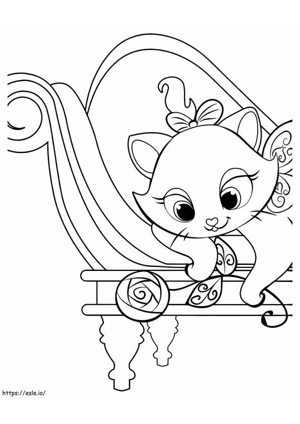 Marie Cat 3 coloring page
