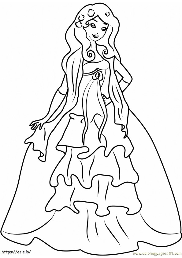 Linda Giselle coloring page