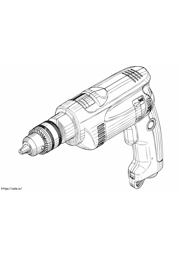Free Printable Drill coloring page
