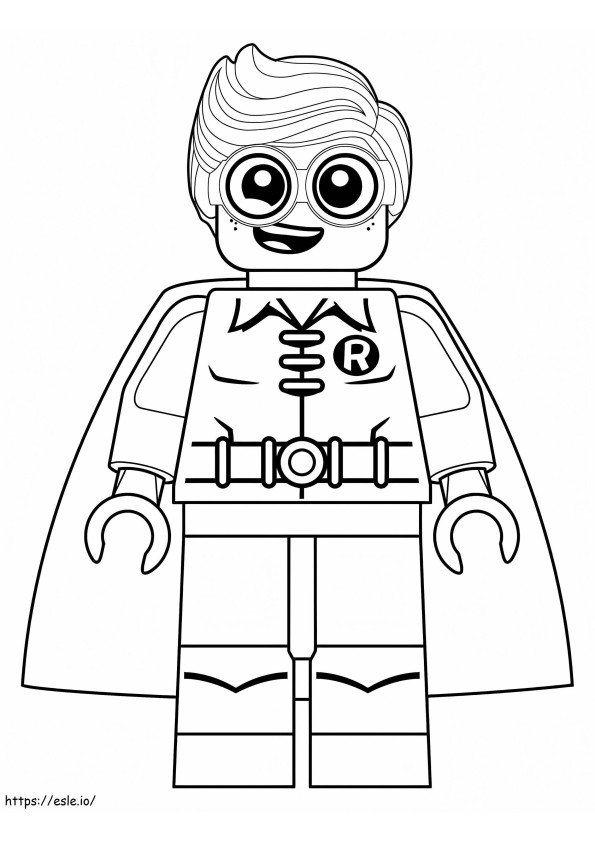 Lego Robin 1 coloring page