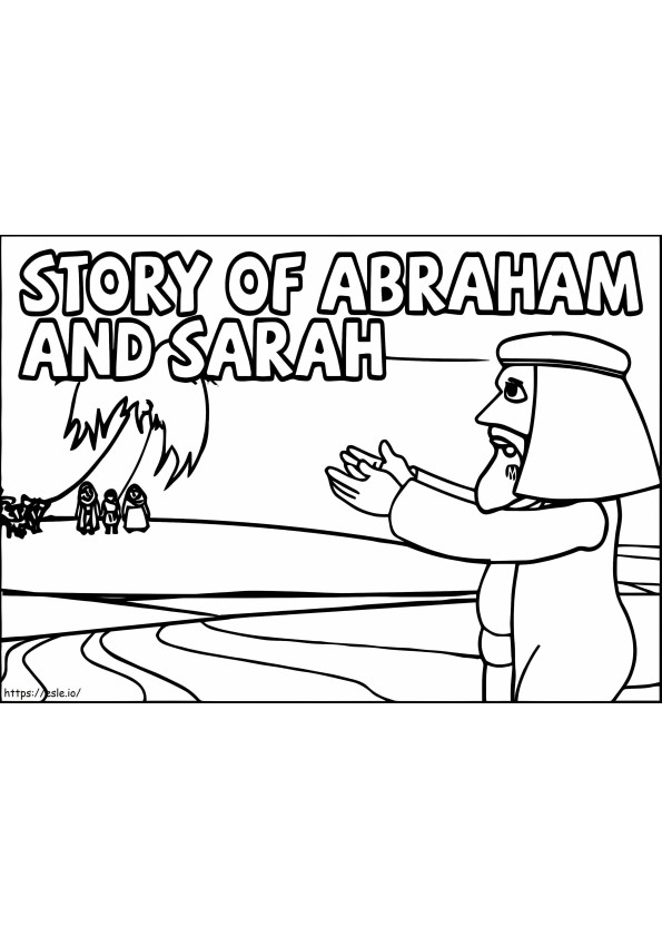 Story Of Abraham And Sarah coloring page
