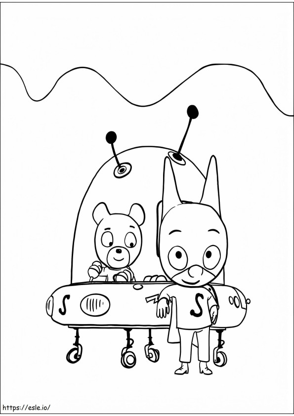 Sam Sam And Sam Teddy coloring page