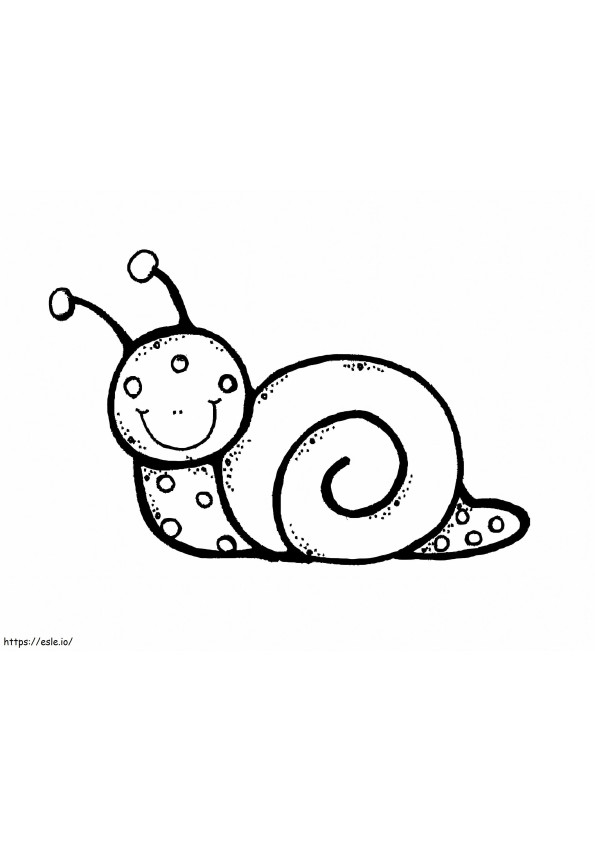 Snail Melonheadz coloring page