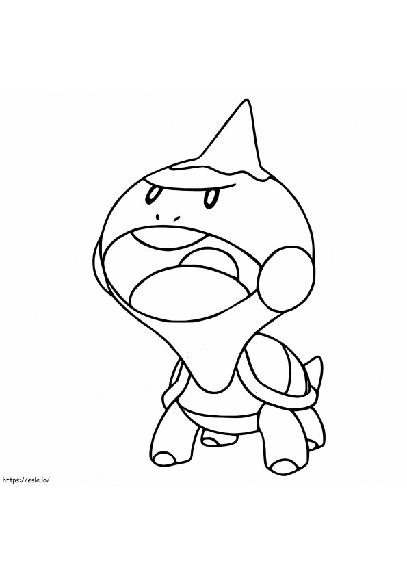 Chewtle Pokemon coloring page