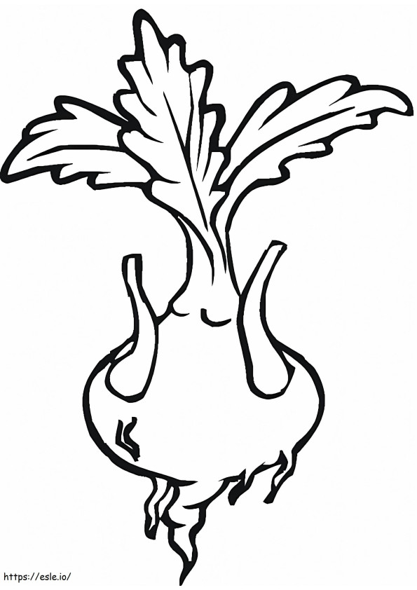 Turnip For Kid coloring page