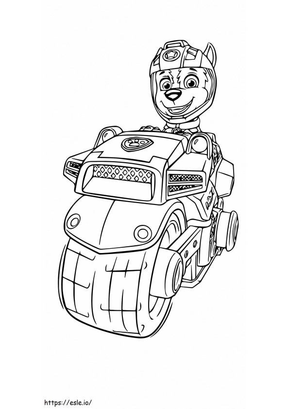 Paw Patrol Moto Pups With Motorcycles coloring page