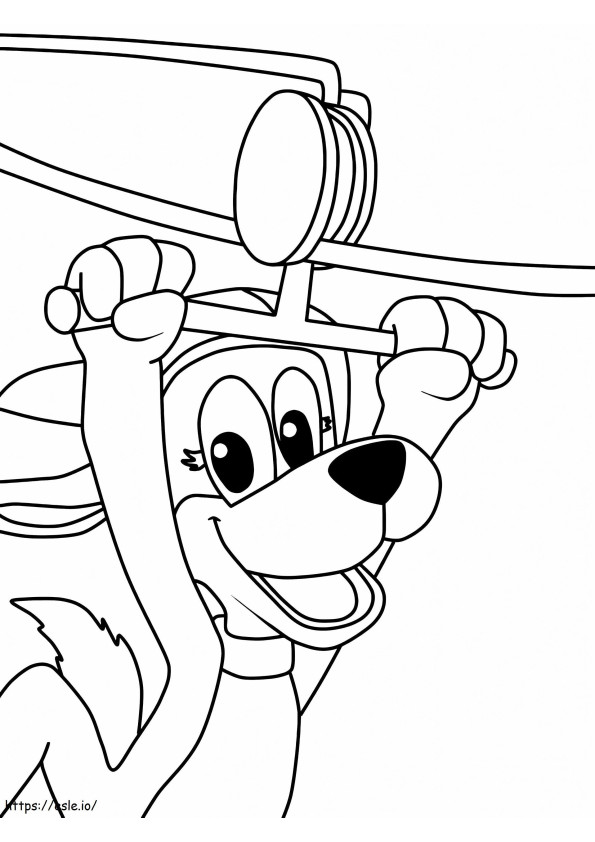 Day Barker coloring page