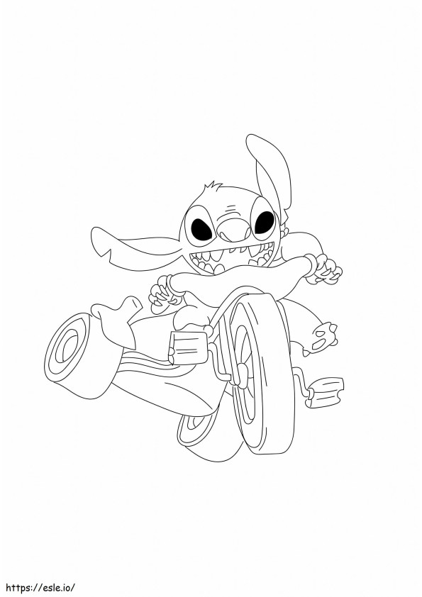 Stitch 4 coloring page