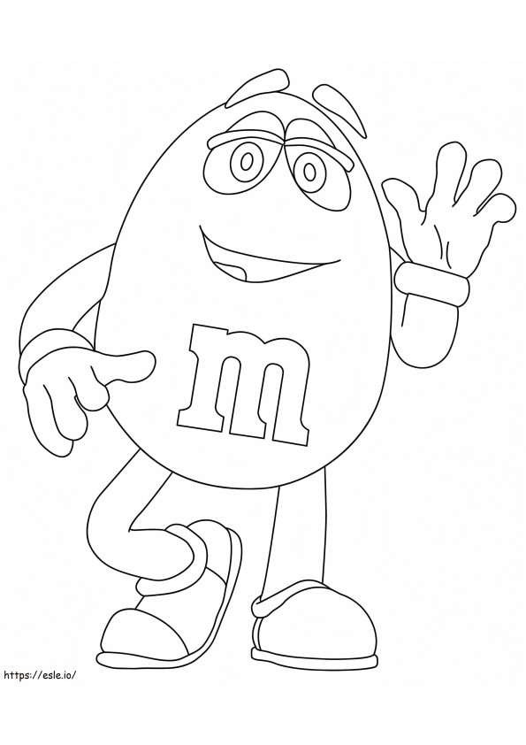 Mm Printable coloring page