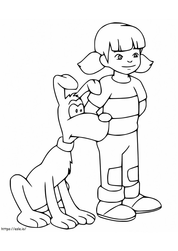 Penny And Brain coloring page
