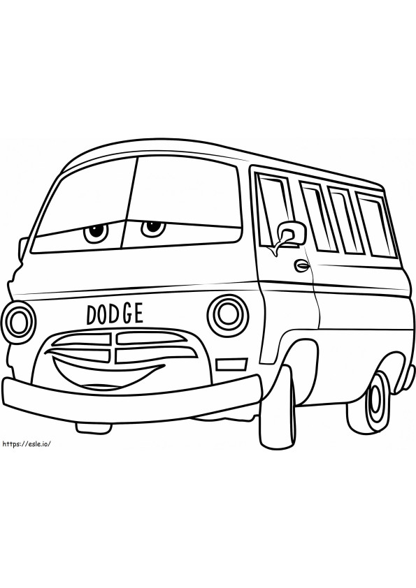 Dusty Rust Eze From Cars 31 coloring page