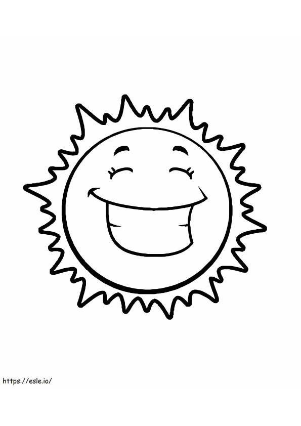 Sun Printable coloring page