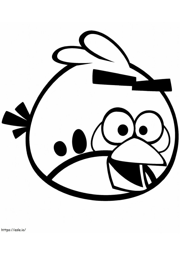 1547883278 Red Angry Bird coloring page