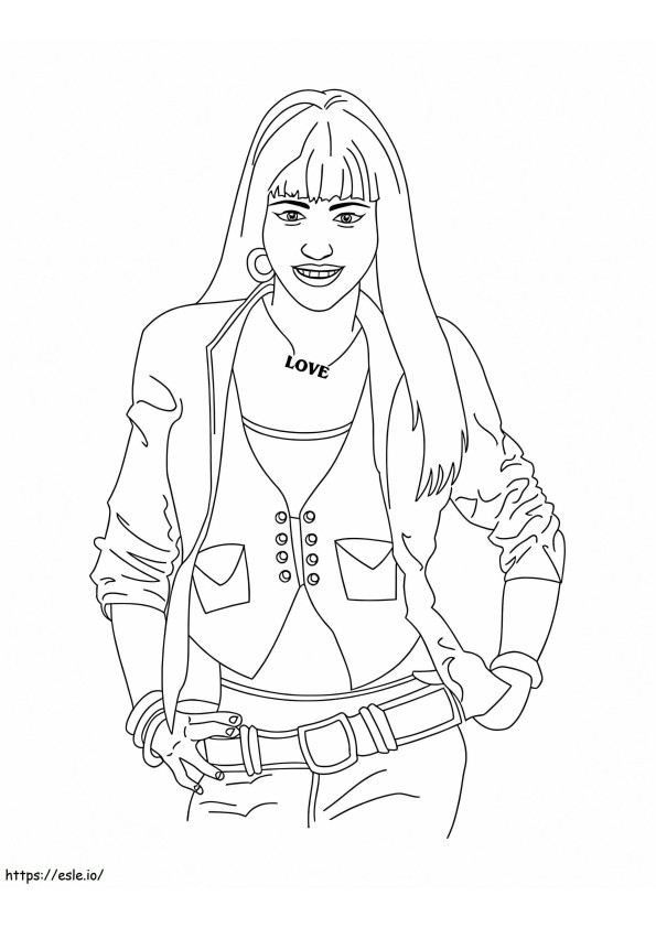 Hannah Montana For Girls coloring page
