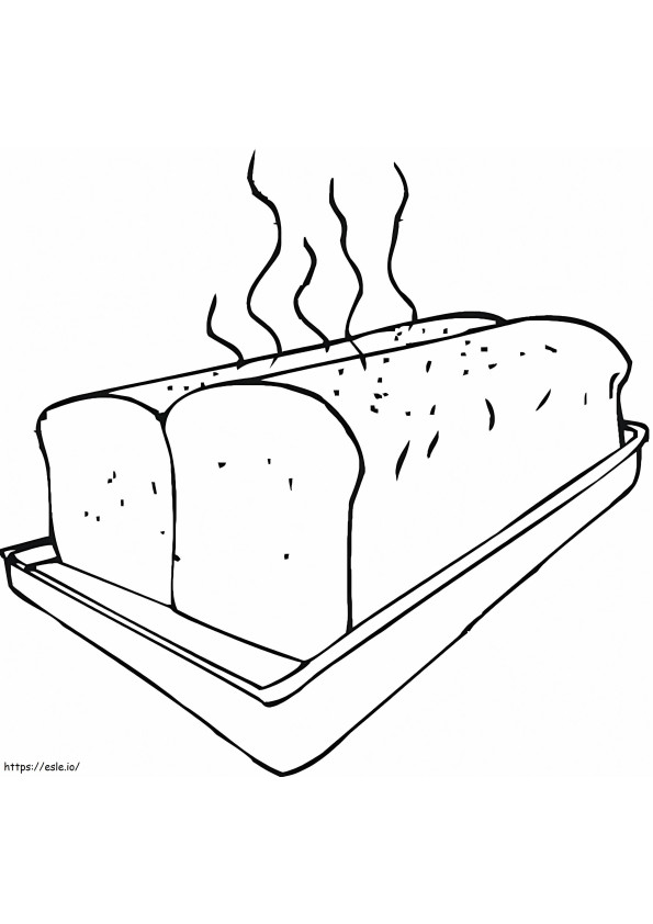 Hot Bread coloring page