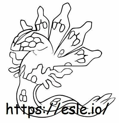 Zygarde Coloring Page