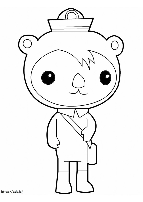 1567065408 Shellington In Octonauts A4 coloring page