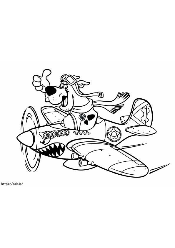 1532424770 Scooby Doo Flying A4 E1600333189936 coloring page