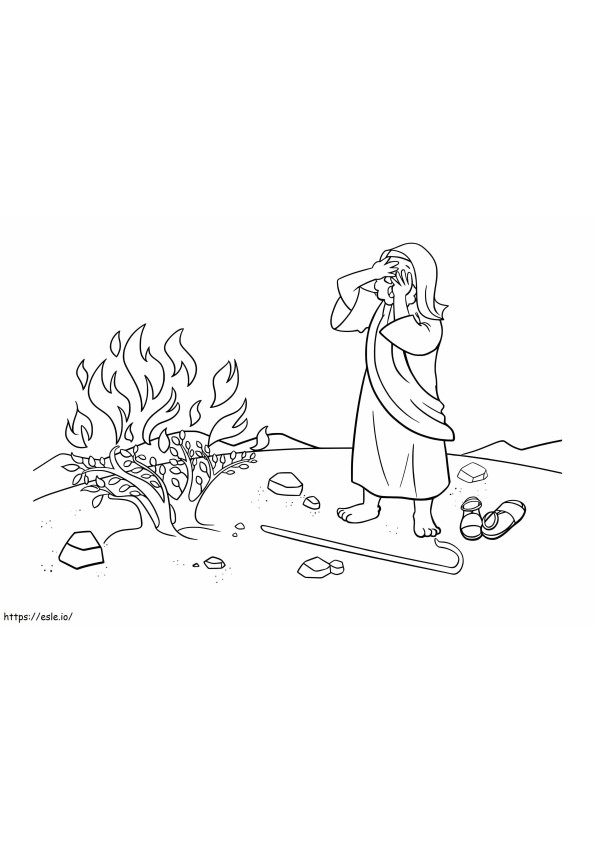 Moses Coloring Scheme coloring page