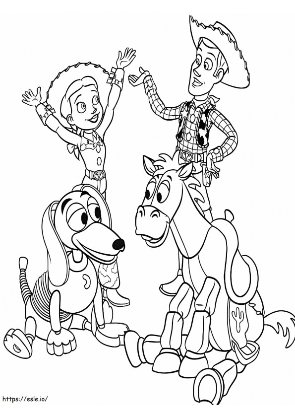 Bullseye De Toy Story coloring page