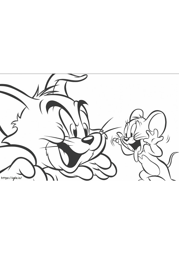 1532423011 Tom And Jerry A4 coloring page