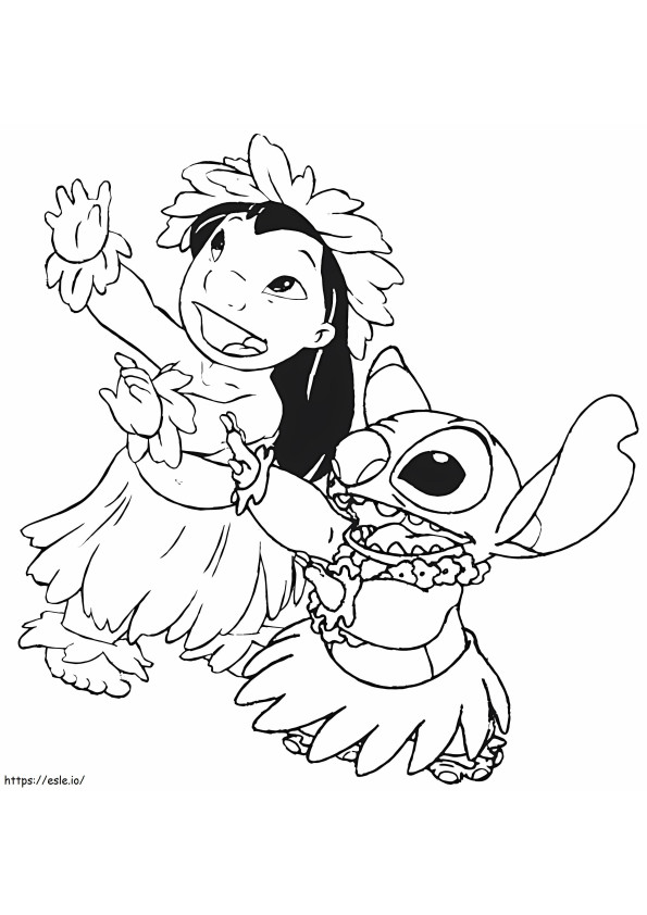Lilo And Stitch 8 coloring page