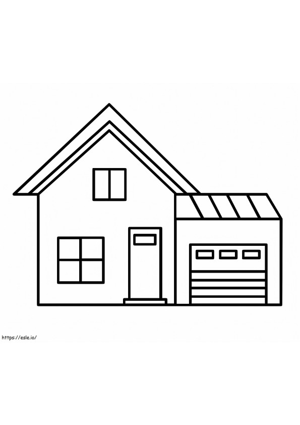 House 1 coloring page