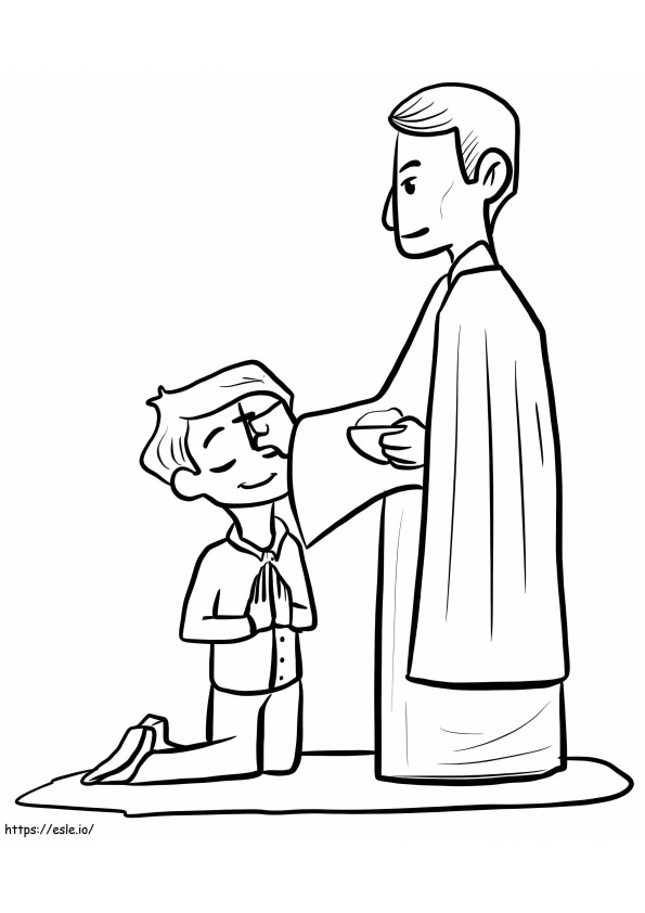 Ash Wednesday 10 coloring page