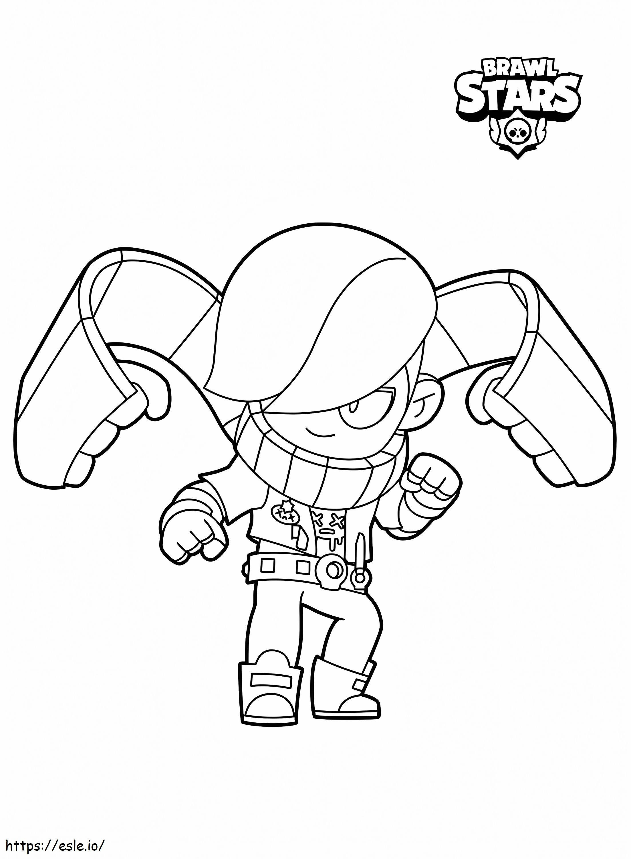 Edgar Brawl Stars Coloring Page