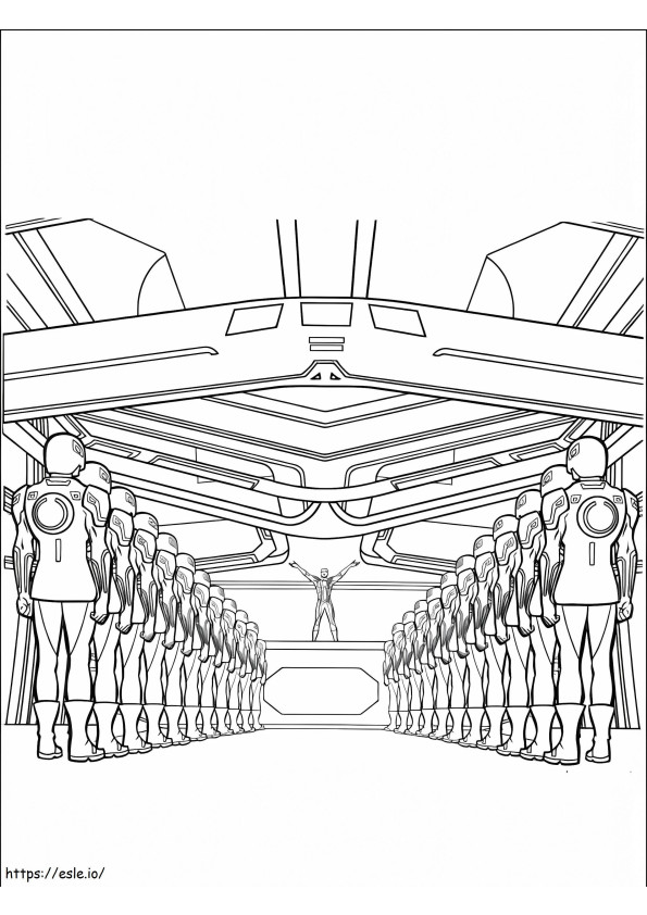 Tron 2 coloring page