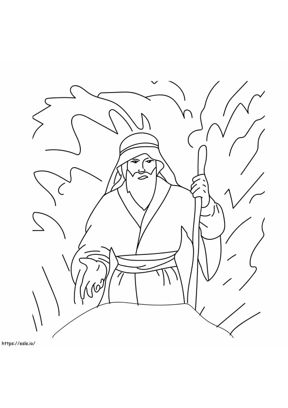 Moses Coloring Page coloring page