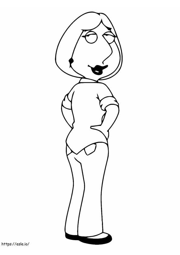 Lois Griffin Family Guy coloring page