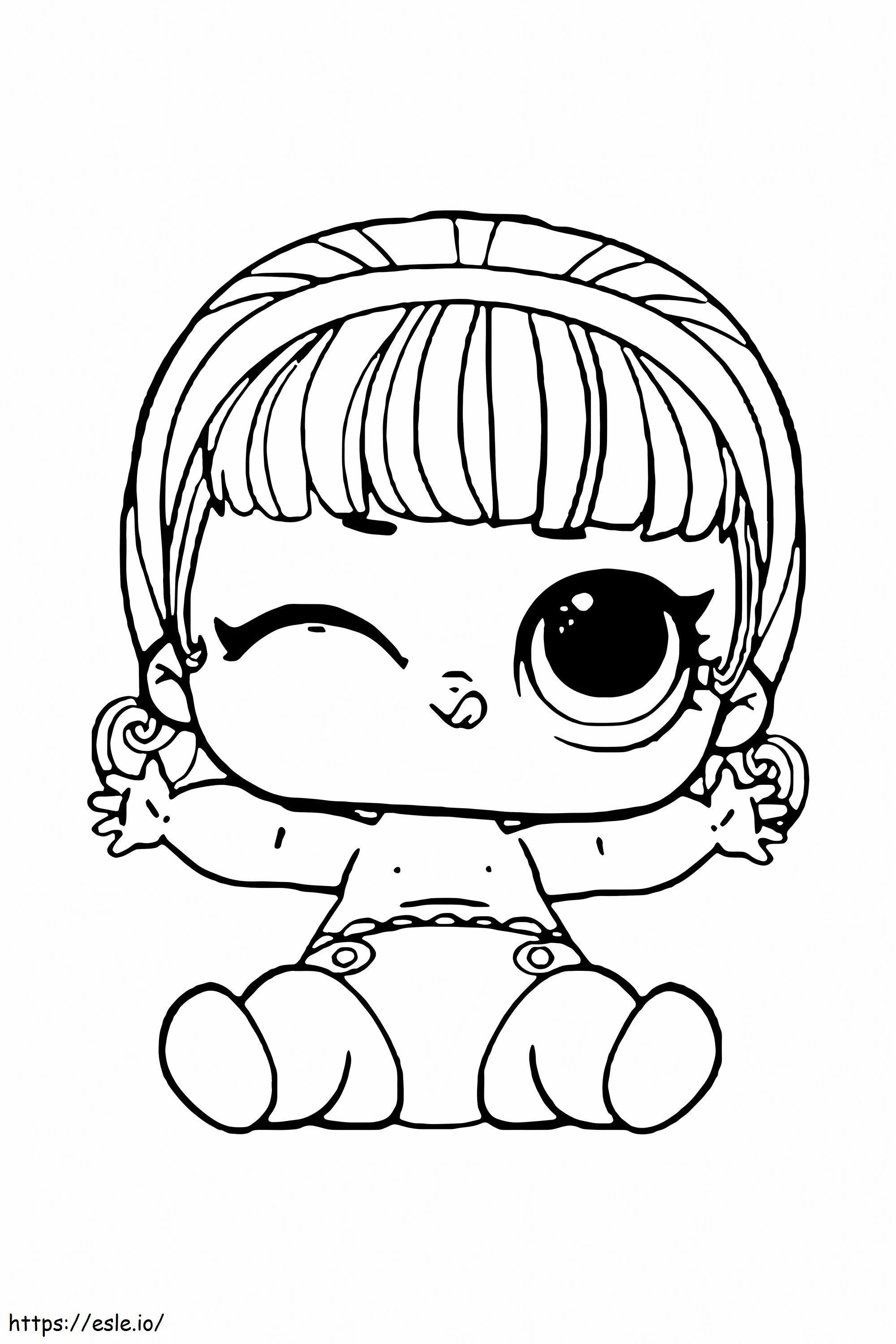 LOL Baby Lil Madame Queen coloring page