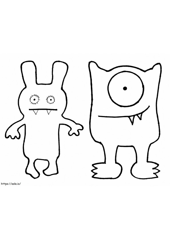 UglyDolls 6 coloring page