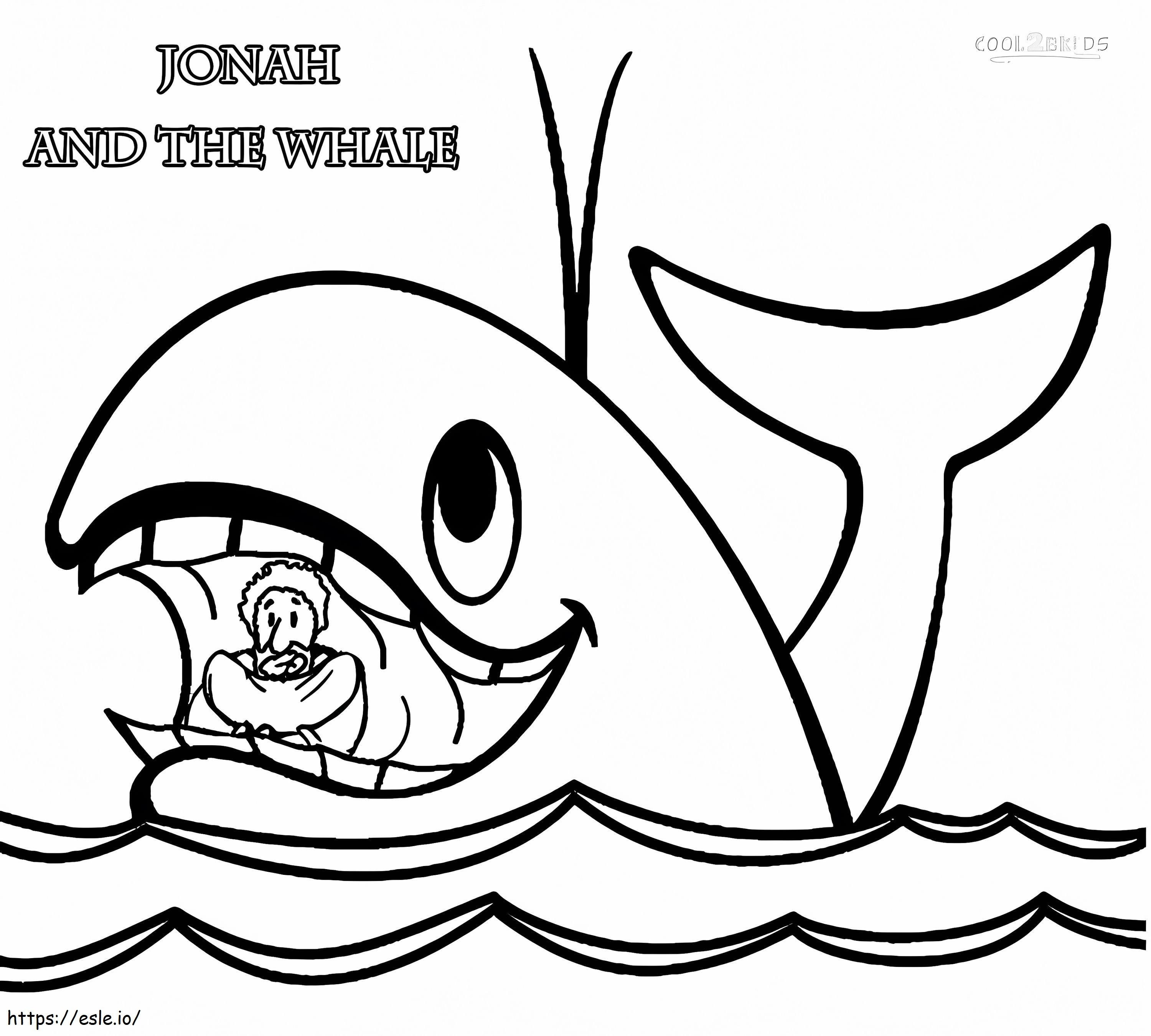 Jona en de walvis 25 kleurplaat kleurplaat