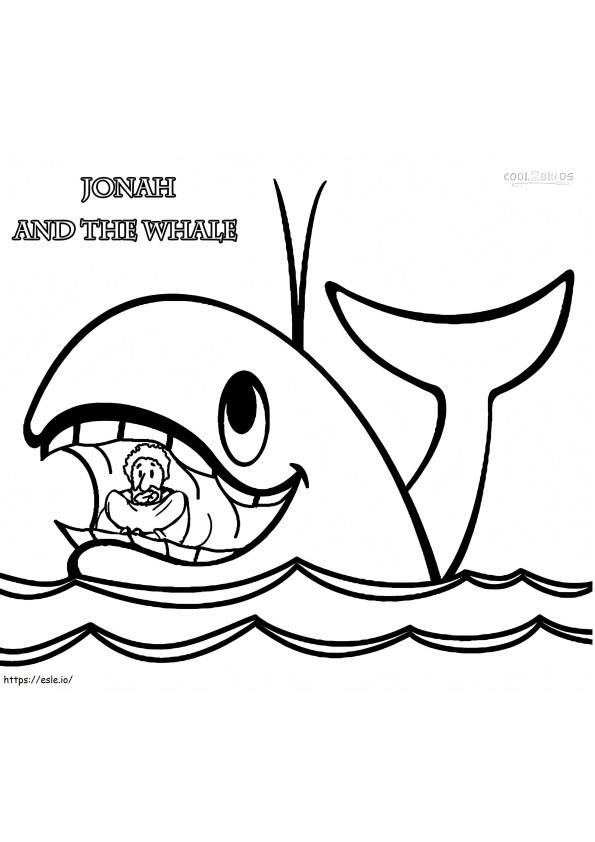 Jonah And The Whale 25 coloring page