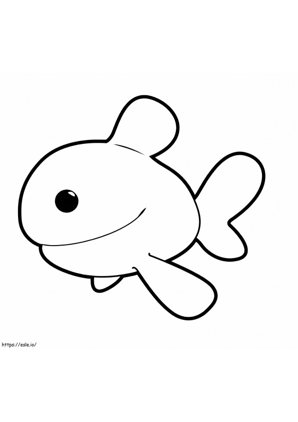 Fish From Uki coloring page