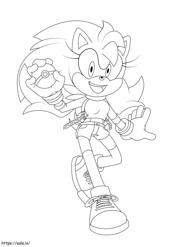 Aurora The Hedgehog coloring page