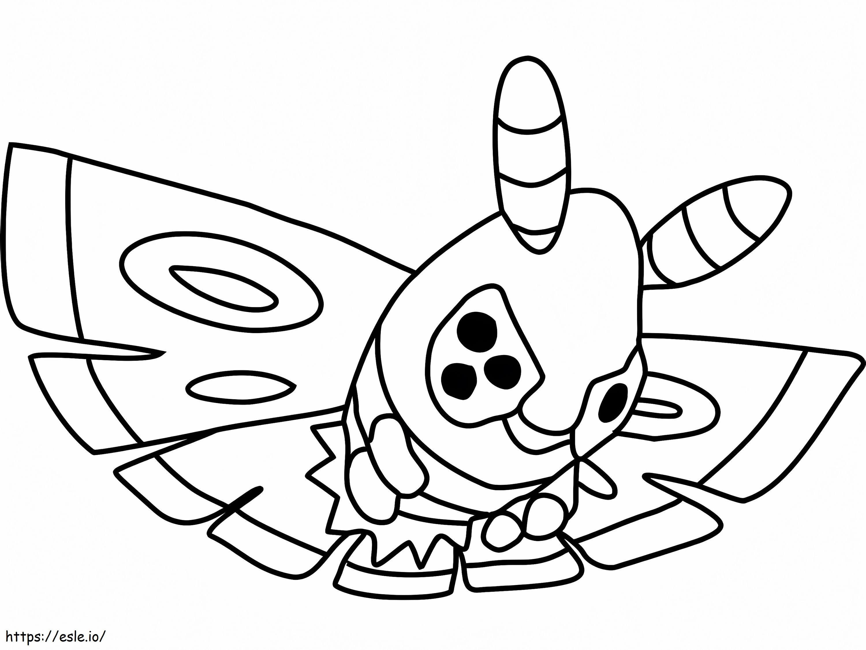 Coloriage Pokémon Dustox imprimable à imprimer dessin