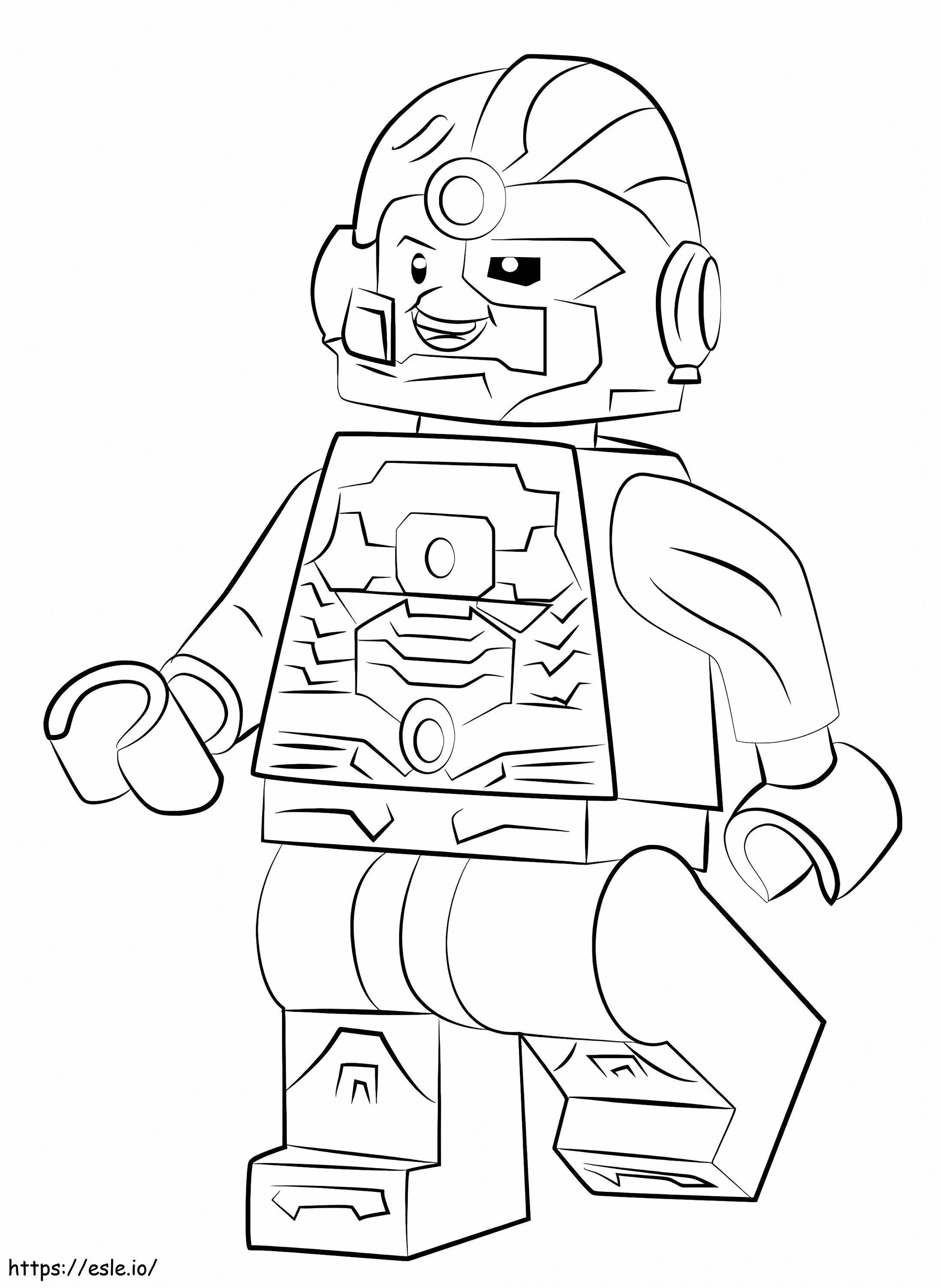 Lego Cyborg Fun coloring page