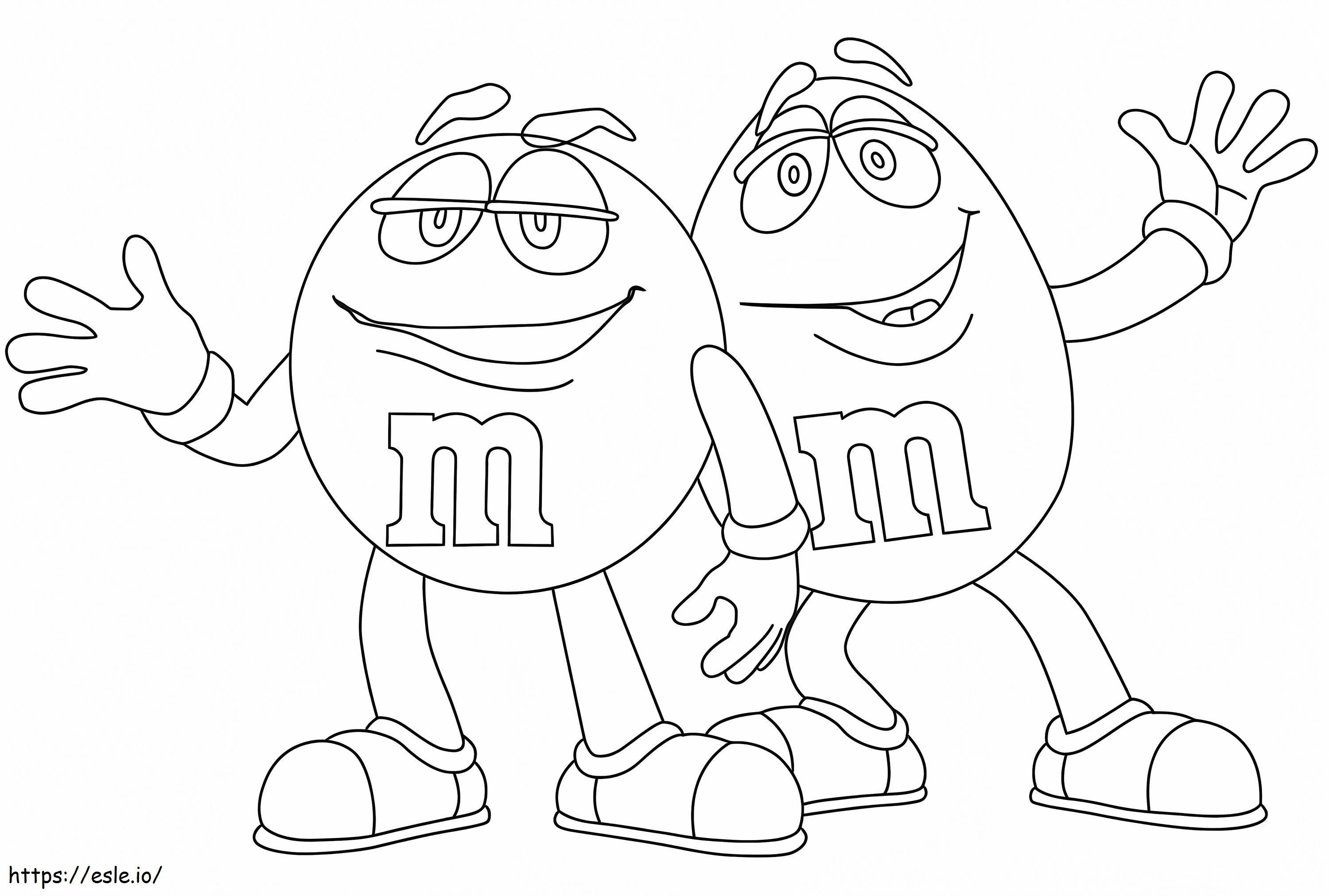 Mms Characters coloring page