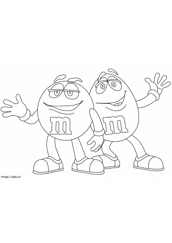 Mms Characters coloring page