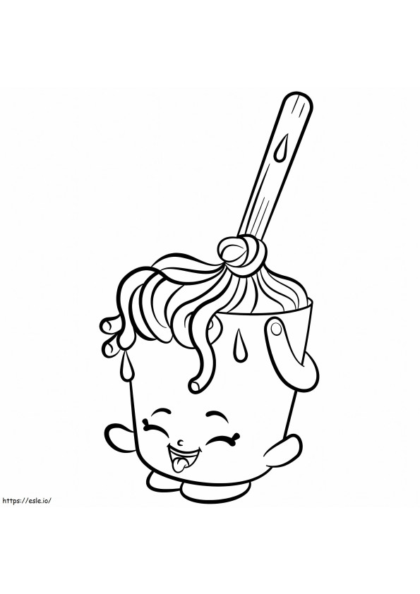 Molly Mops Shopkins coloring page