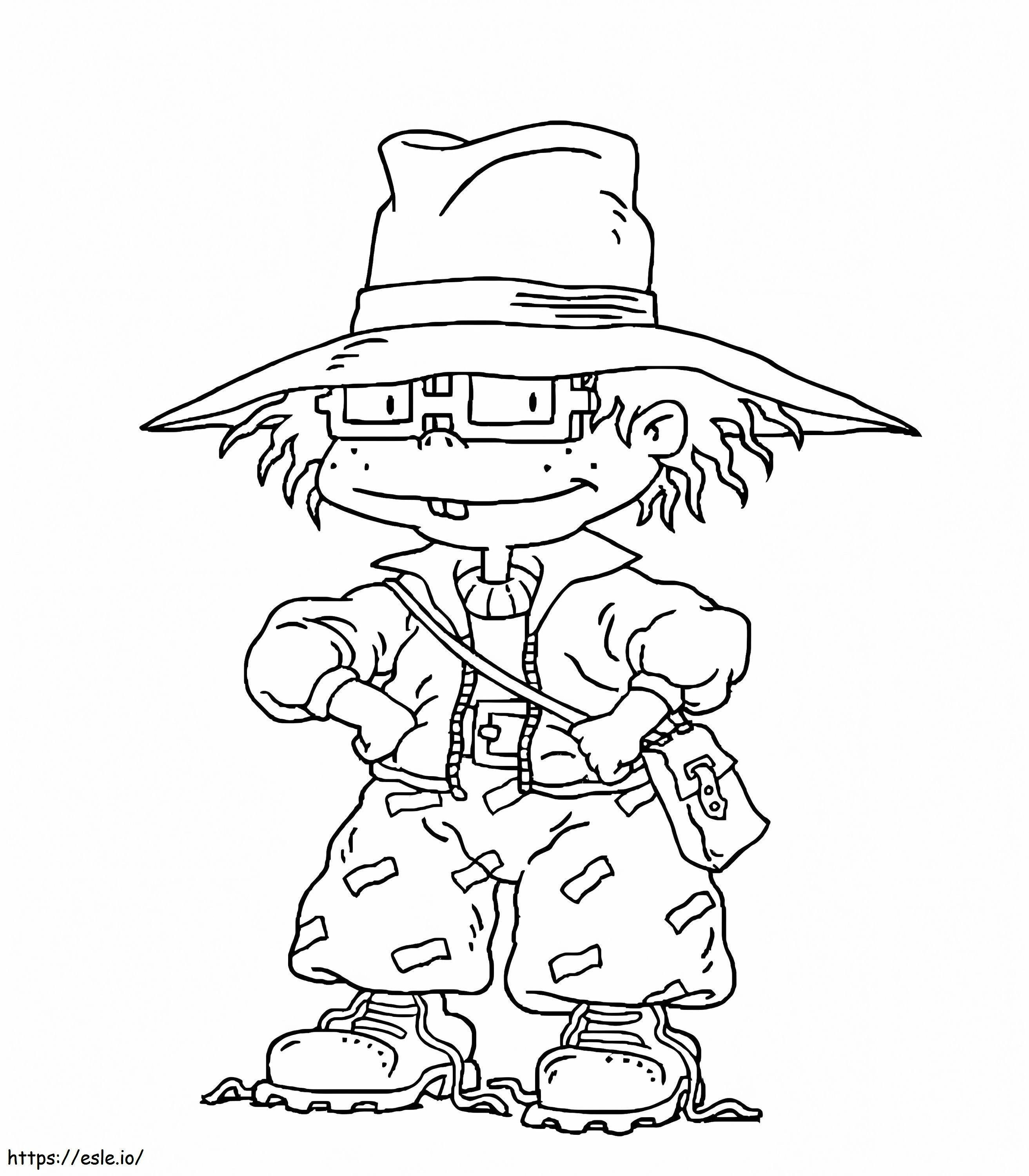 Funny Chuckie coloring page