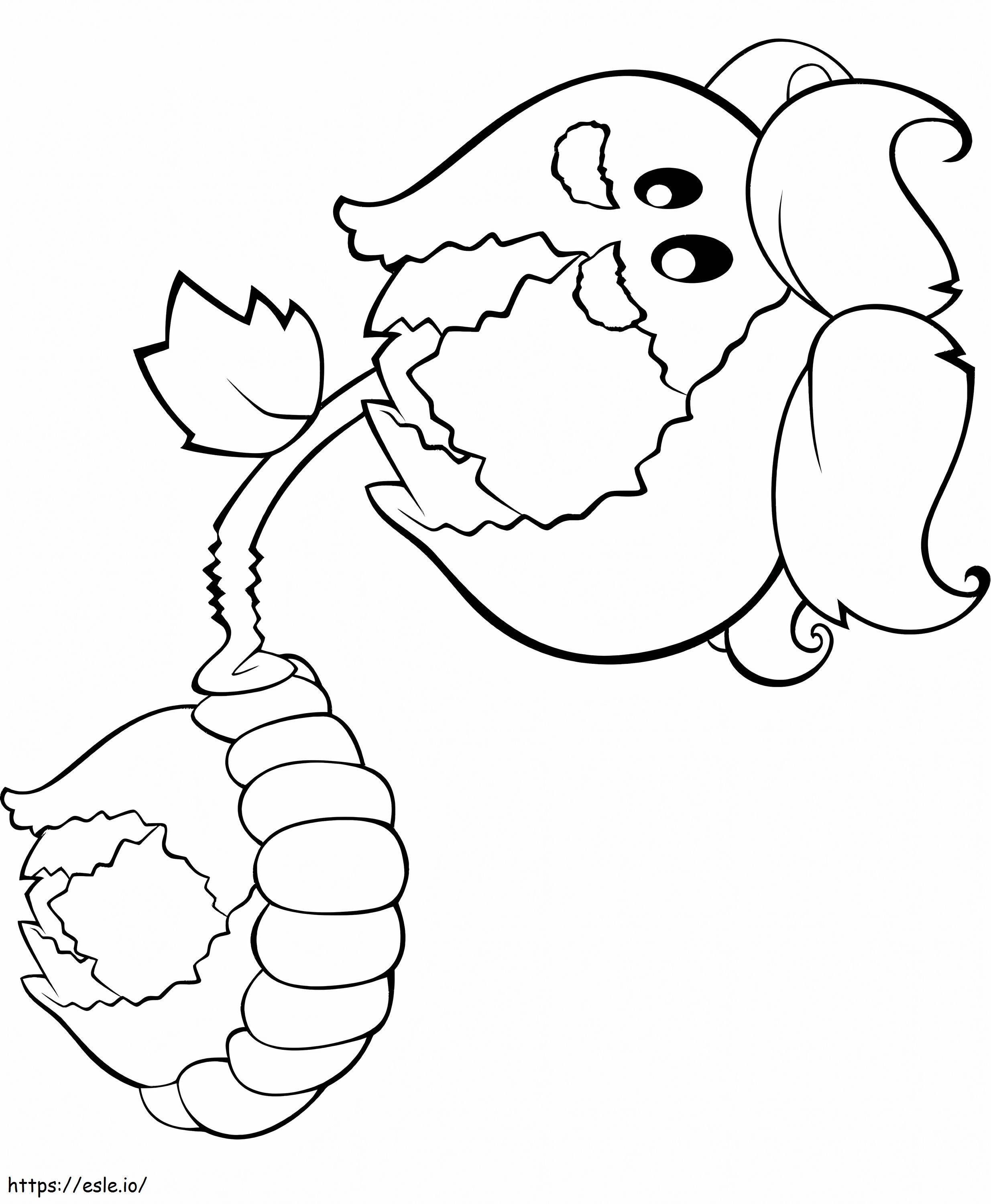 Cabbage Pult A4 Coloring Page - Printable PDF