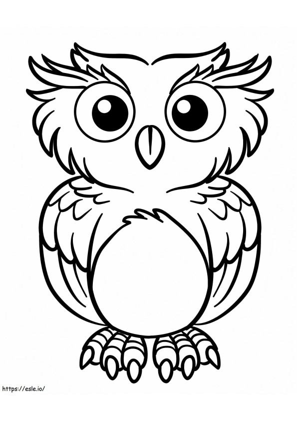 Adorable Owl coloring page