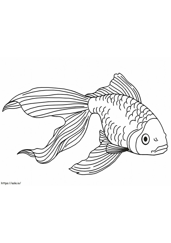 Goldfish 2 coloring page