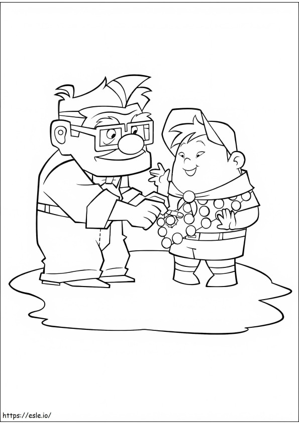 1559618571 Carl With Russell A4 coloring page